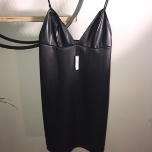 Victoria secret leather dress
